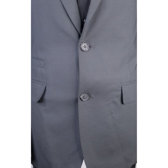 Rock & Republic Blazer 42L Gray Solid Sport Coat Suit Jacket Blazer Wool/Spandex - Picture 3 of 14